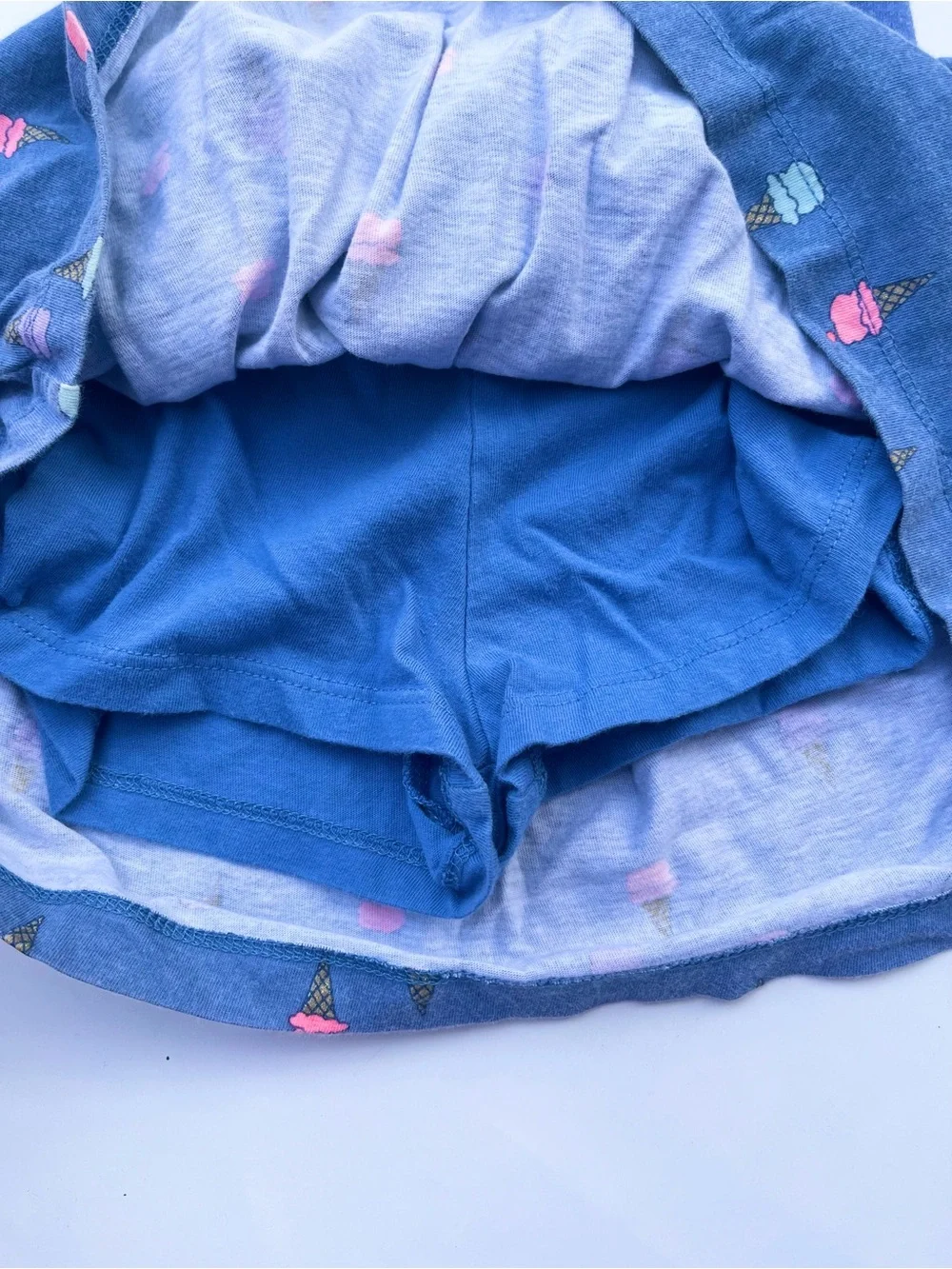 Girl’s Oshkosh Multicolor Ice Cream Cone Skort 5T